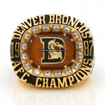 1987 Denver Broncos AFC Championship Ring/Pendant(Premium)